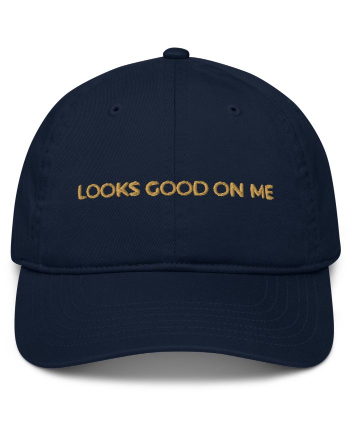 THE MIRROR MOMENT©️Organic Cotton Dark Navy Baseball Cap