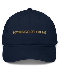 THE MIRROR MOMENT©️Organic Cotton Dark Navy Baseball Cap
