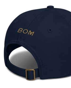THE MIRROR MOMENT©️Organic Cotton Dark Navy Baseball Cap