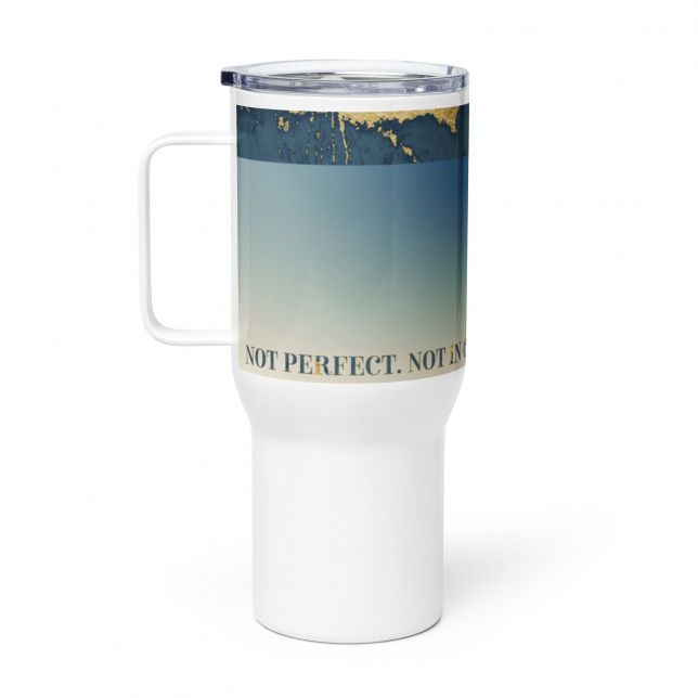 PORTABLE RESET©️Travel Mug With A Handle