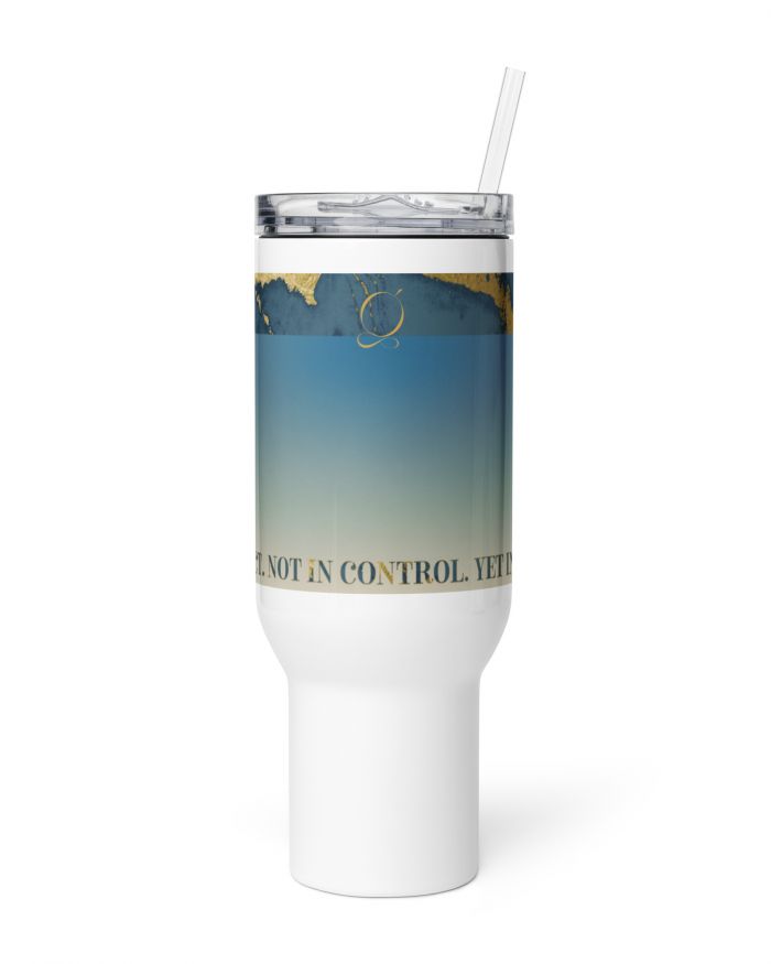 PORTABLE RESET©️Travel Mug With A Handle