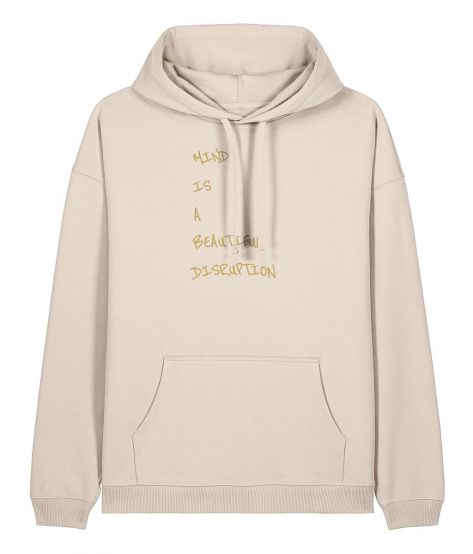 THE PHENOMENON©️Organic Cotton Cream Oversized Hoodie (Unisex)