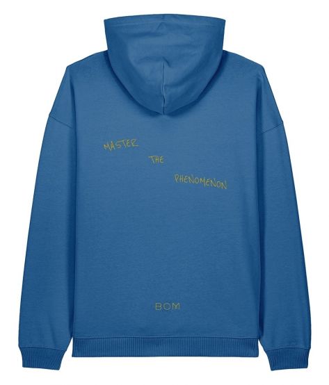 THE PHENOMENON©️Organic Cotton BOM Blue Oversized Hoodie (Unisex)