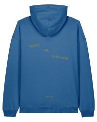 THE PHENOMENON©️Organic Cotton BOM Blue Oversized Hoodie (Unisex)