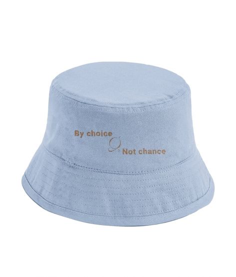 VISIBLE©️Organic Cotton Powder Blue Bucket Hat