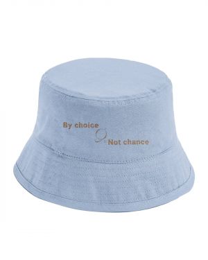 VISIBLE©️Organic Cotton Powder Blue Bucket Hat