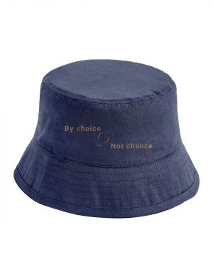 VISIBLE©️Organic Cotton Navy Bucket Hat