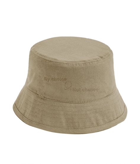 VISIBLE©️Organic Cotton Desert Sand Bucket Hat