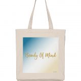 BEAUTY OF MIND©️Organic Cotton Cream Tote Bag