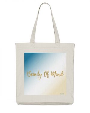 BEAUTY OF MIND©️Organic Cotton Natural Tote Bag