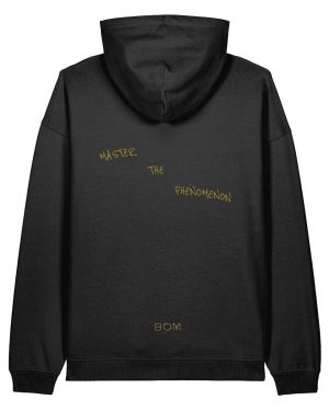 THE PHENOMENON©️Organic Cotton Black Oversized Hoodie (Unisex)