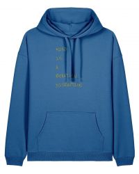 THE PHENOMENON©️Organic Cotton BOM Blue Oversized Hoodie (Unisex)