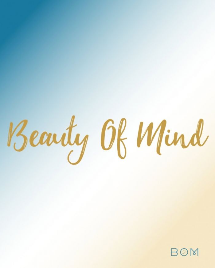 BEAUTY OF MIND©️Organic Cotton BOM Blue Tote Bag