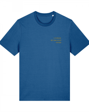 ENEMY TO ALLY©️Organic Cotton BOM Blue T-Shirt (Unisex)