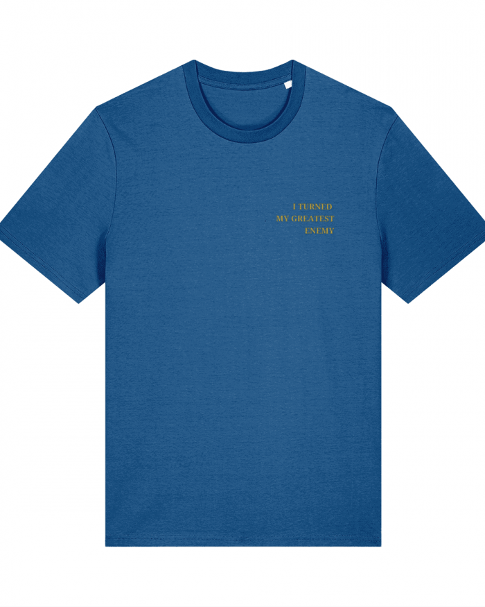 ENEMY TO ALLY©️Organic Cotton BOM Blue T-Shirt (Unisex)