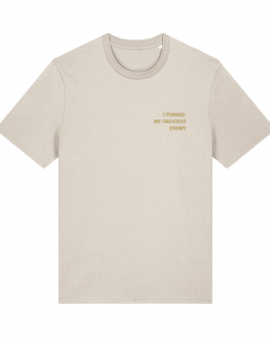 ENEMY TO ALLY©️Organic Cotton Natural T-Shirt (Unisex)