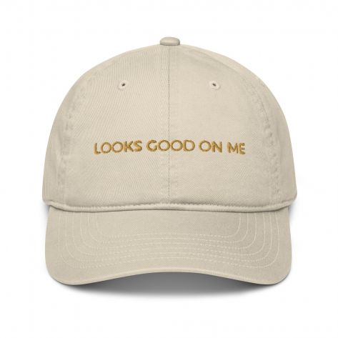 THE MIRROR MOMENT©️Organic Cotton Champagne Baseball Cap