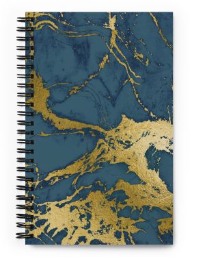 THAT DAY WHEN MY MIND BECAME MY GREATEST POWER©️Spiral Notebook Blue Gray Journal