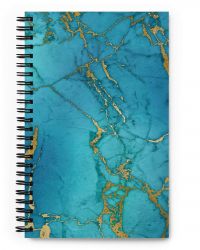 THAT DAY WHEN MY MIND BECAME MY GREATEST POWER©️Spiral Notebook Journal Golden Teal