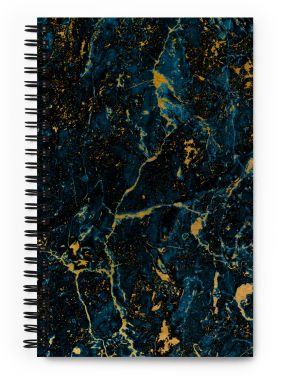 THAT DAY WHEN MY MIND BECAME MY GREATEST POWER©️Spiral Notebook Midnight Blue Journal