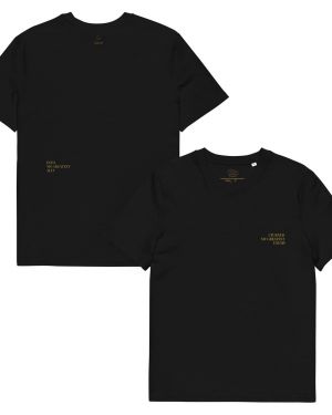 ENEMY TO ALLY©️Organic Cotton Black T-Shirt (Unisex)