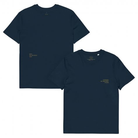 ENEMY TO ALLY©️Organic Cotton Navy Blue T-Shirt (Unisex)