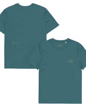 ENEMY TO ALLY©️Organic Cotton Teal T-Shirt (Unisex)
